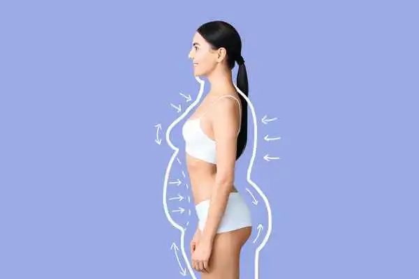 image of woman experiencing fat reduction treatment Greater London (Merton)