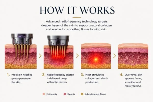 Diagram of how Collagen Lift Therapy Greater London (Merton) works